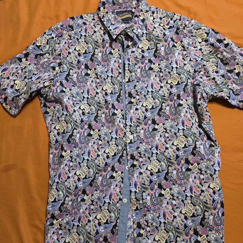 Daniel Cremieux Multicolor Paisley Men's Shirt